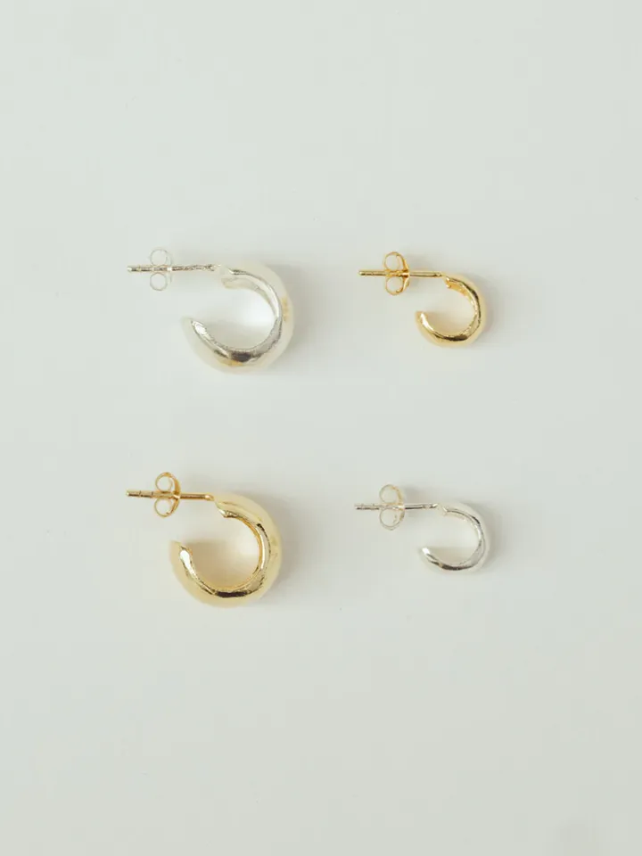 Chic Silver Earring