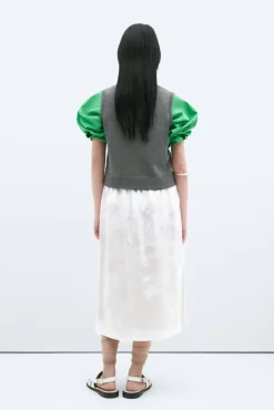 Merino Pointelle Waistcoat
