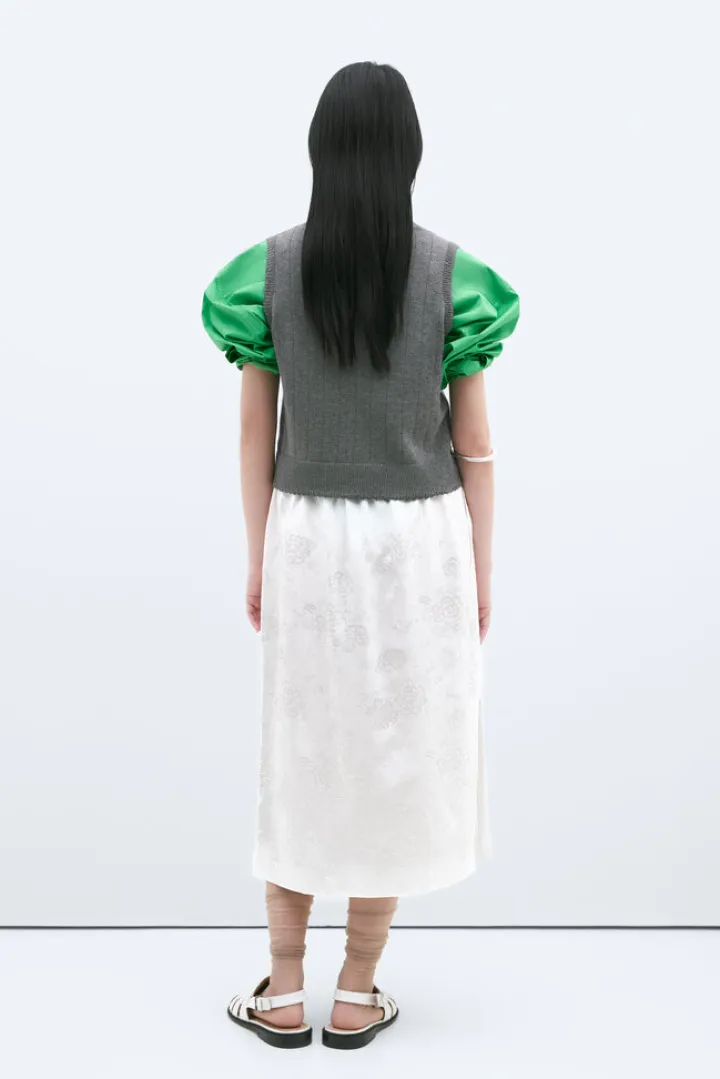Merino Pointelle Waistcoat
