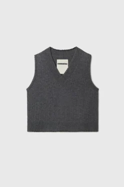 Merino Pointelle Waistcoat