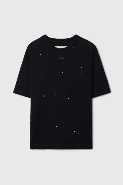 Merino Wool Beaded T-Shirt