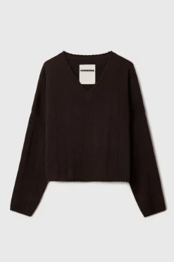 Merino Wool Wavy Sweater