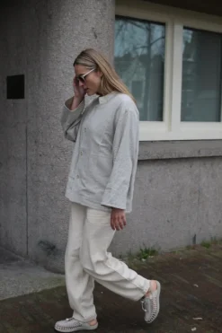 Reversible Linen Spring Jacket
