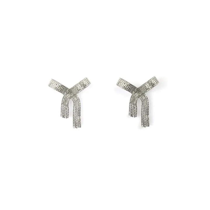 Ribbon-Bon Short Pair Silver